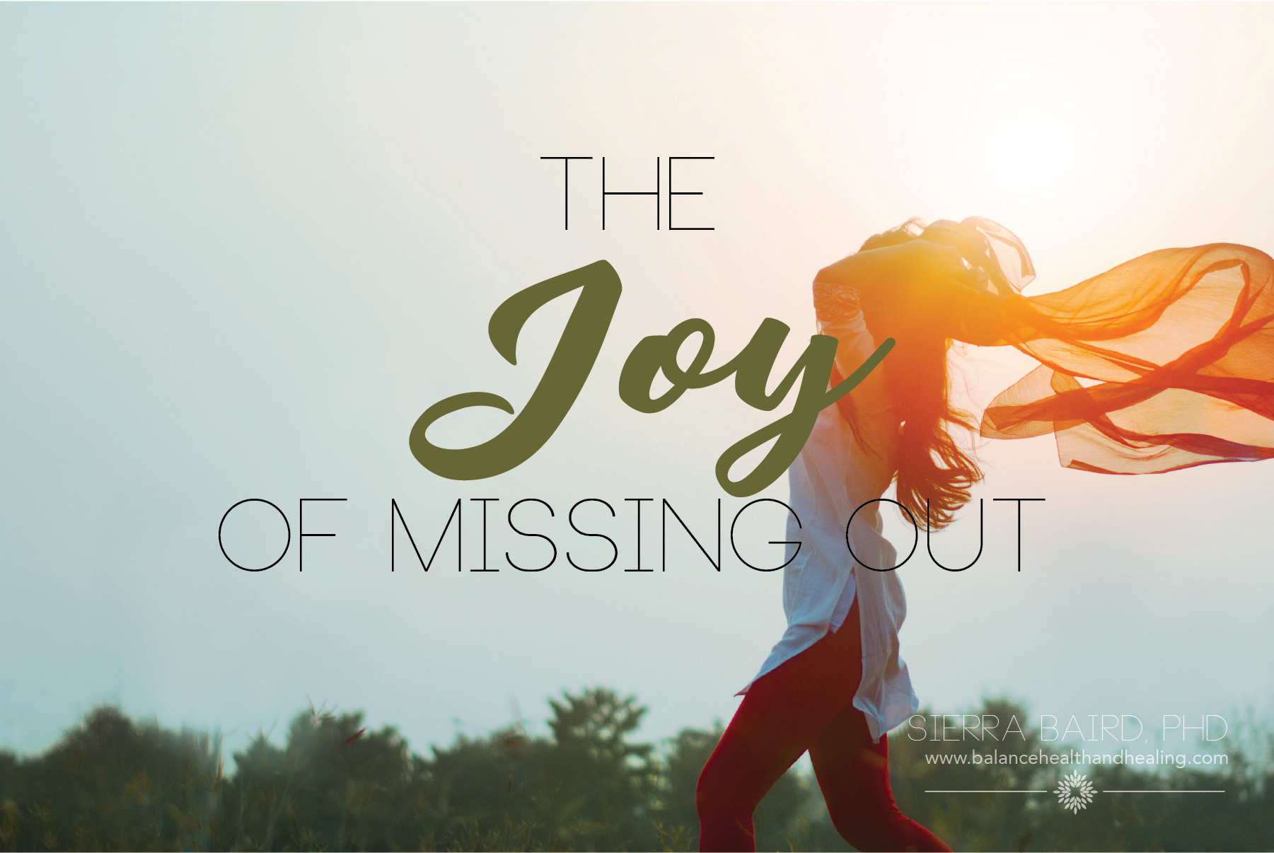 JOMO: The Joy of Missing Out