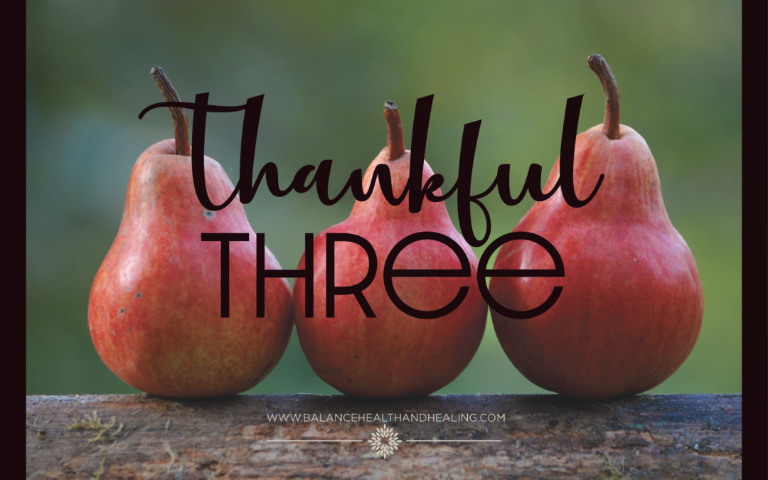 Thankful Three